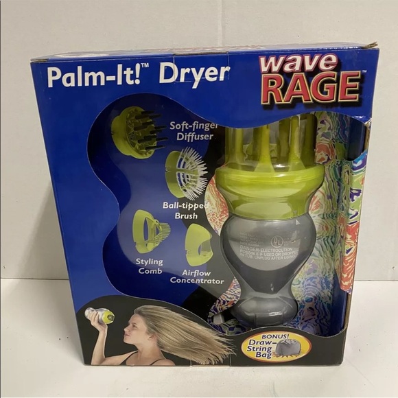 Other - Palm It Dryer Wave Rage Vintage Hair Dryer